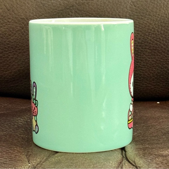 Hello Kitty in Bunny Suit with Rabbit 14oz Ceramic Easter Mug - Picture 7 of 10